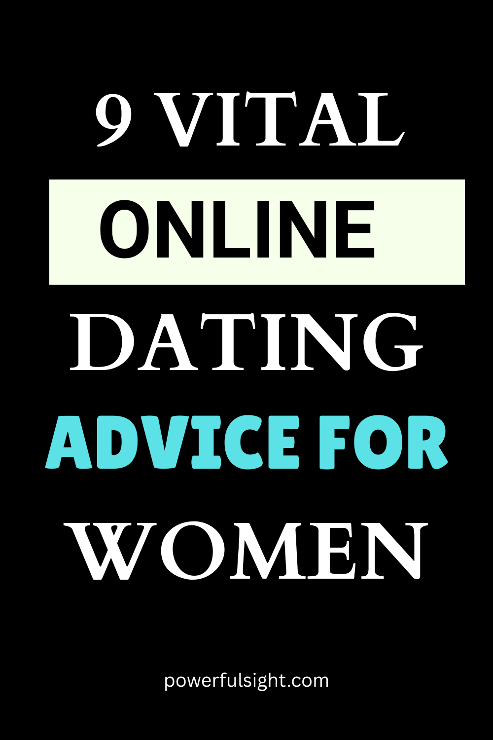 Online dating advice