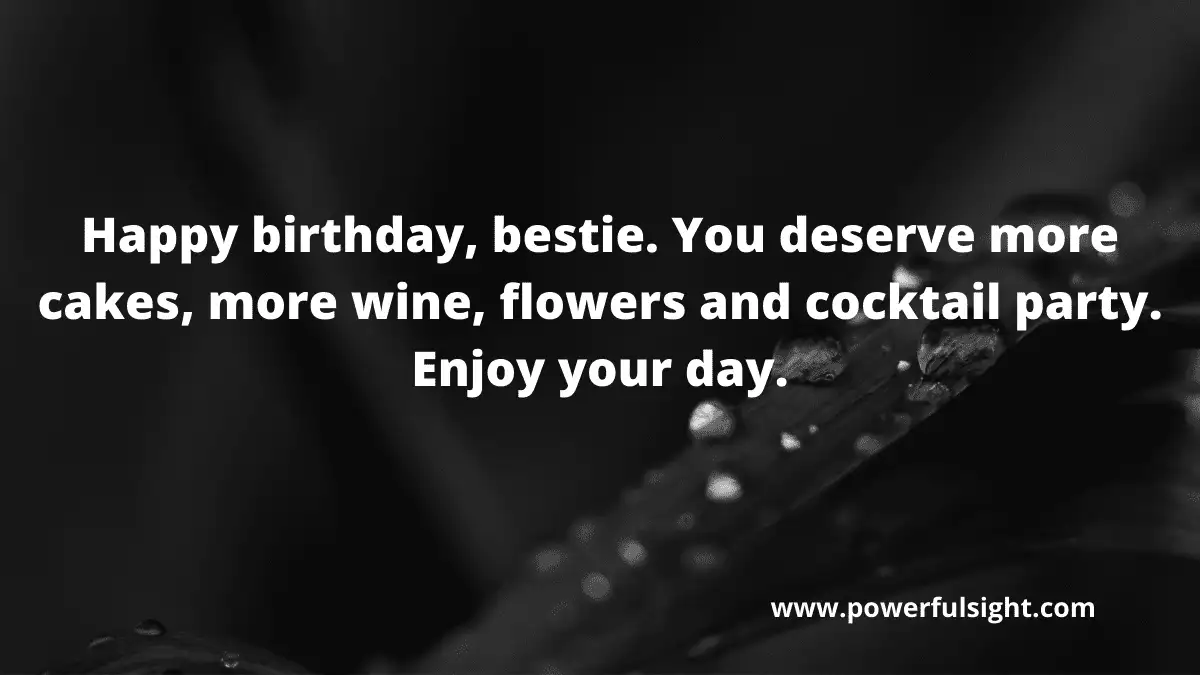 Happy birthday wishes to a friend