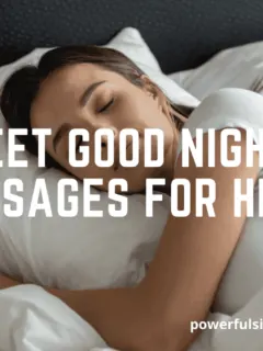 Good night messages for her