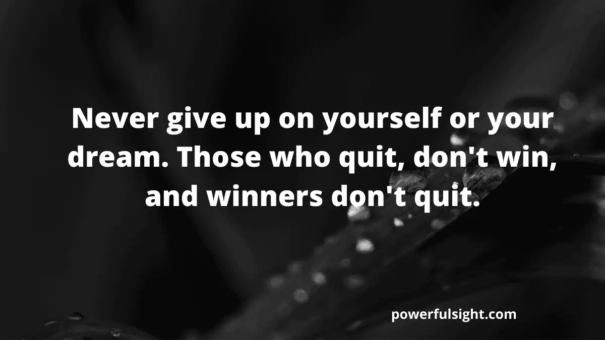 Words of encouragement