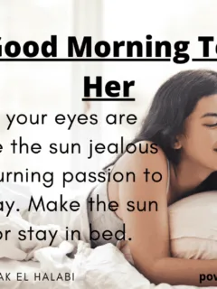 Good morning texts for her