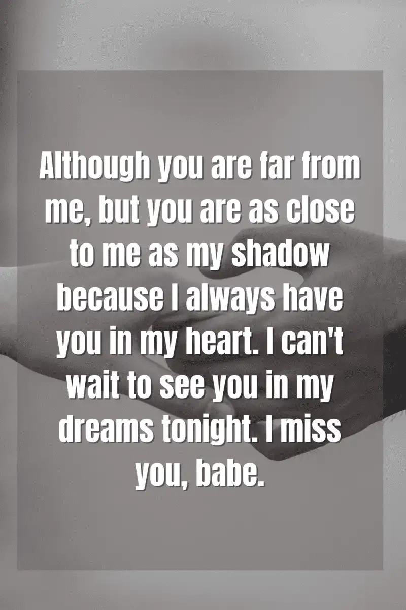 Long distance love letters for him