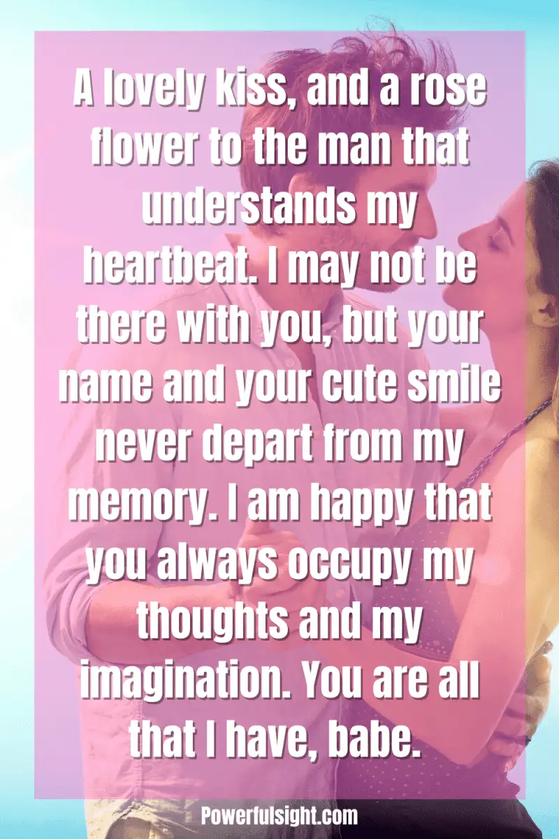 Love letter for your boyfriend