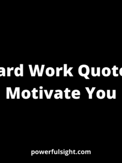 Quote about working hard