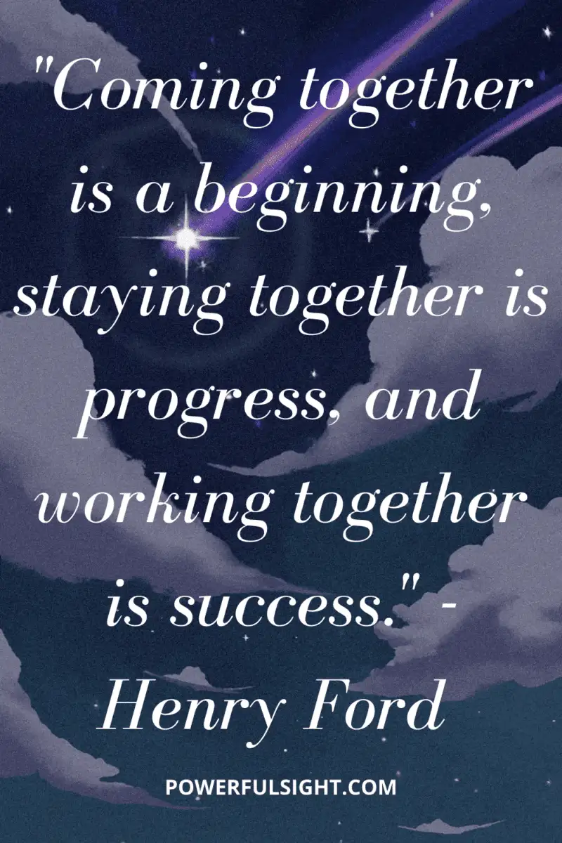 Quote about working as a team by Henry Ford