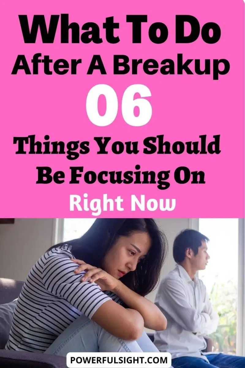 What to do after a breakup