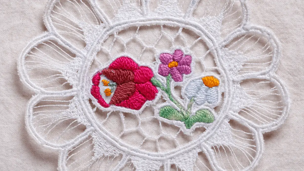Handmade Lace Christmas Ornament