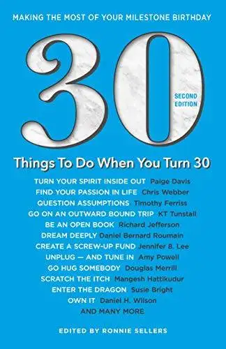 30th birthday book