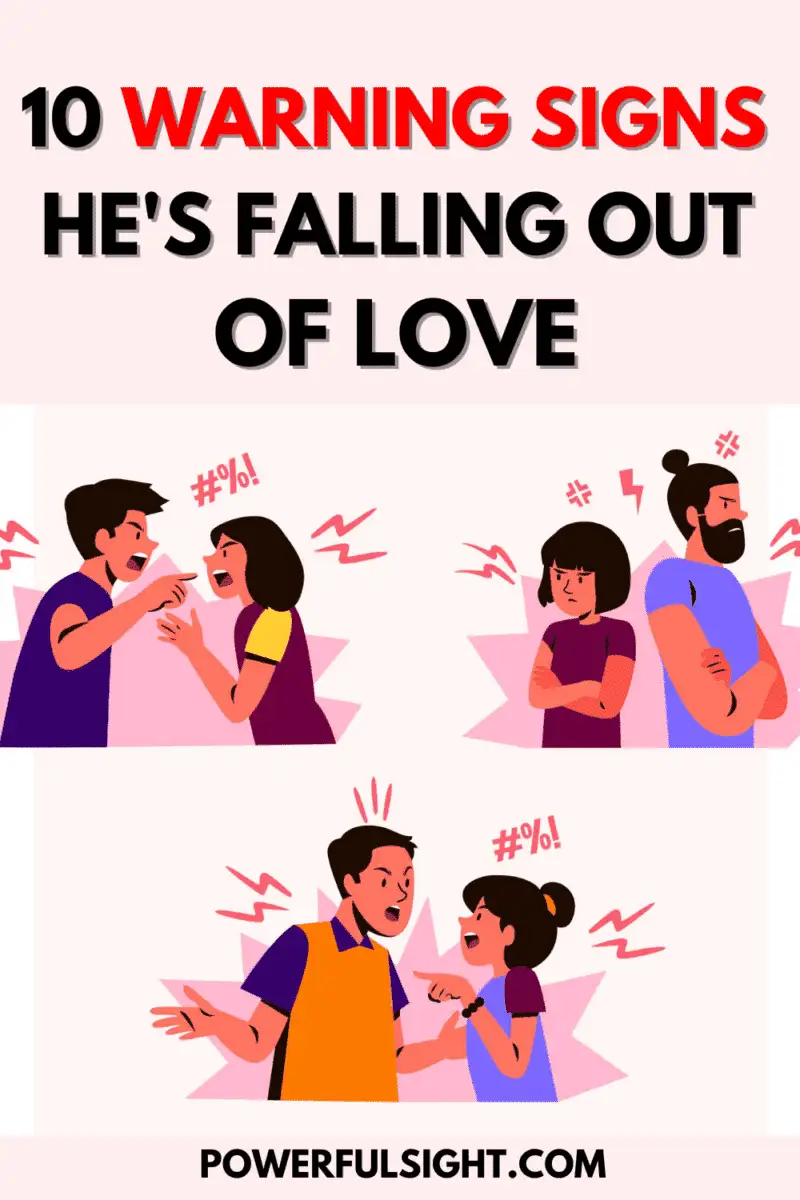 signs he's falling out of love