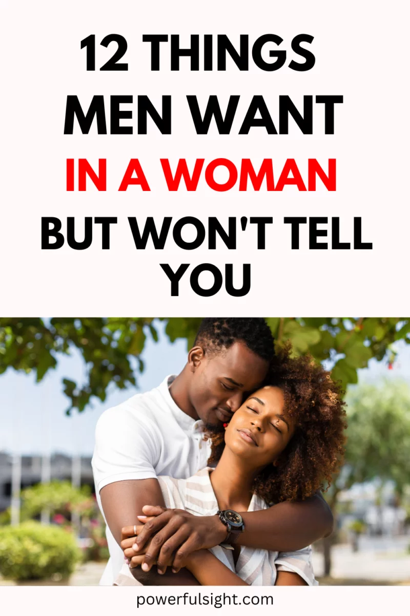 What men want in a woman