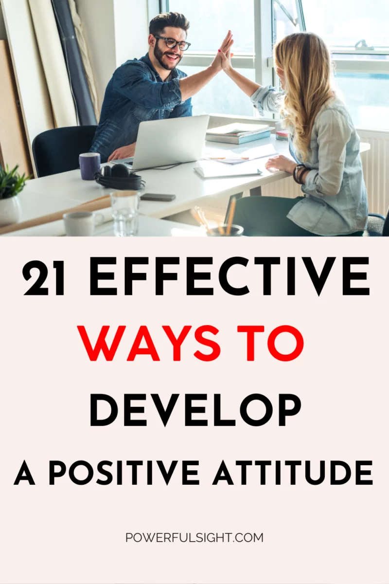 How to develop positive attitude