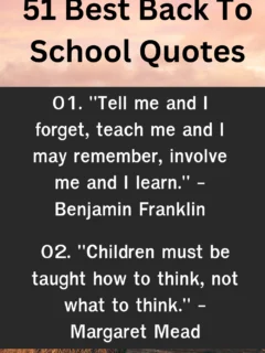 Back to school quotes