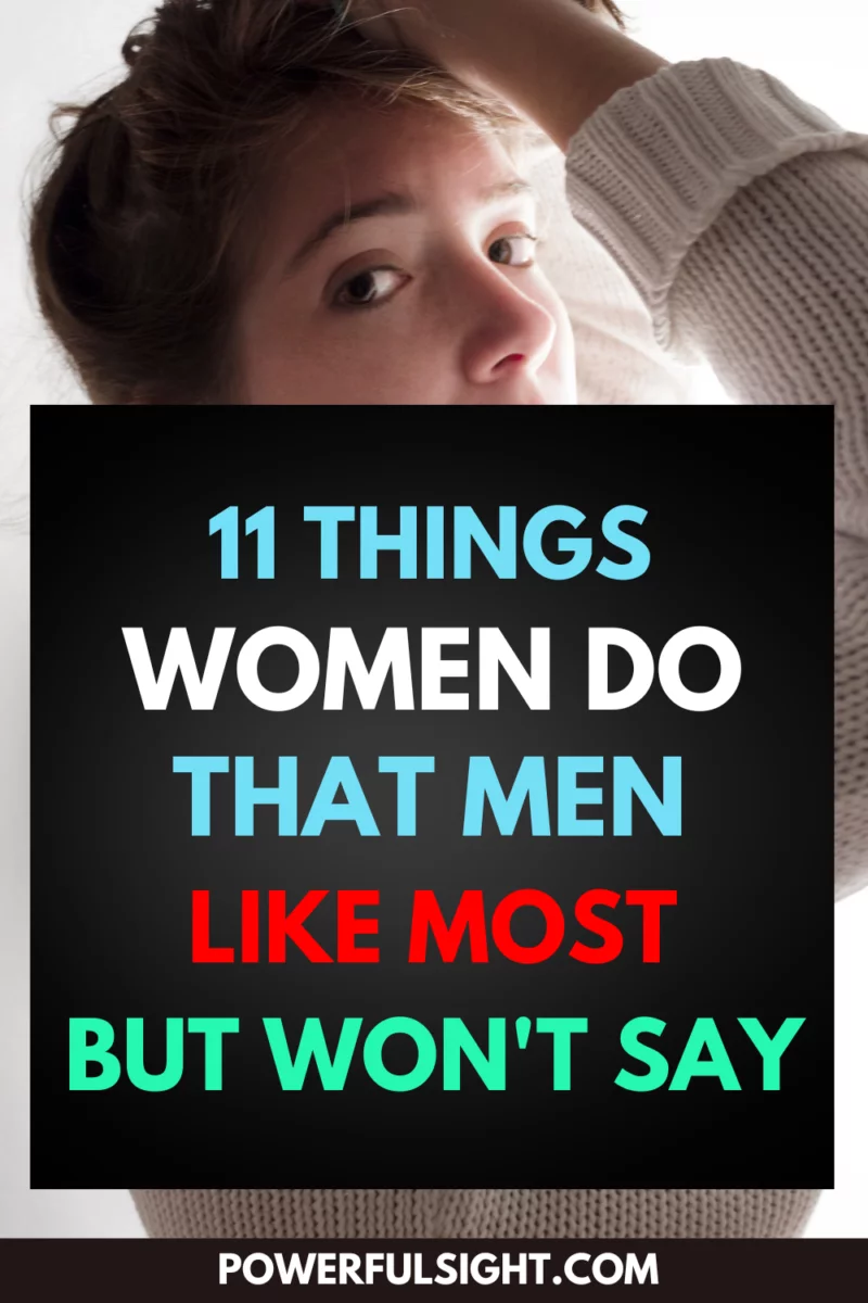 Things women do that men like