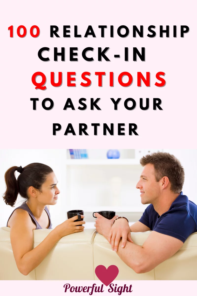 100 Relationship check in questions for couples