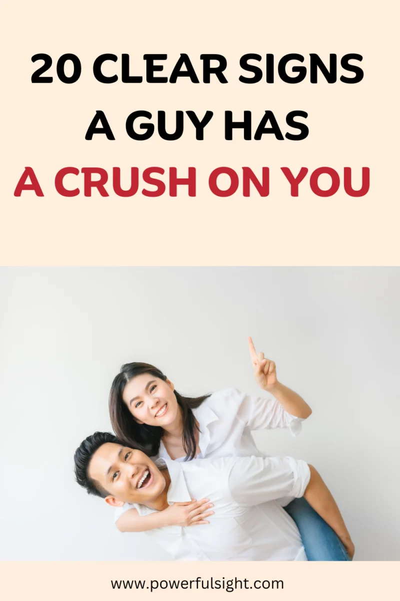 signs a guy has a crush on you