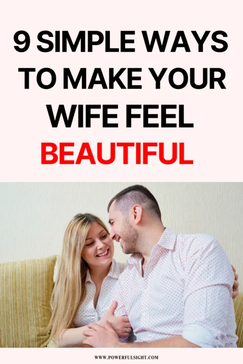 How to make your wife feel beautiful