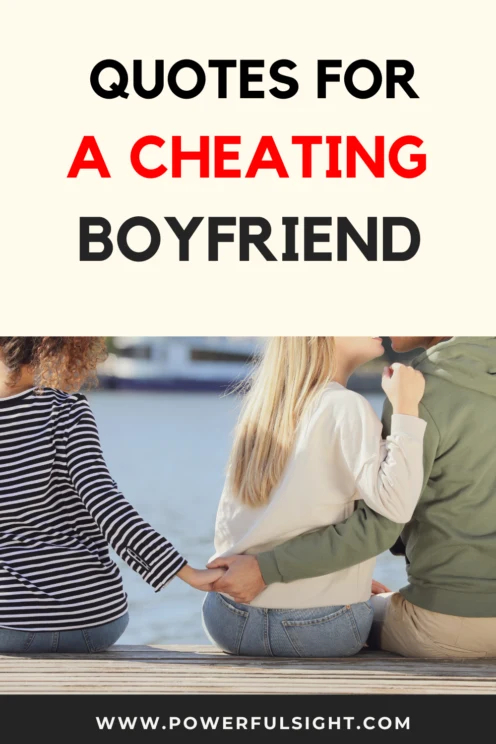 Cheating Boyfriend Quotes