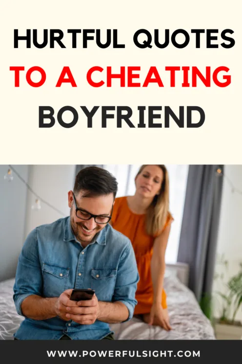 Cheating boyfriend quotes