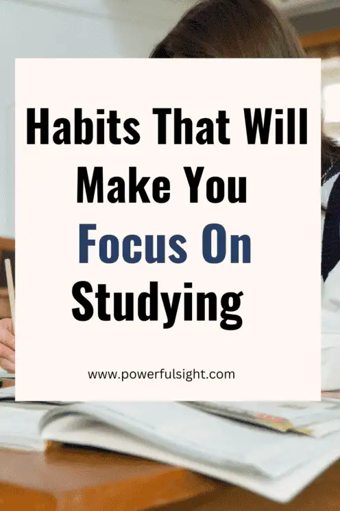 How to focus on studying