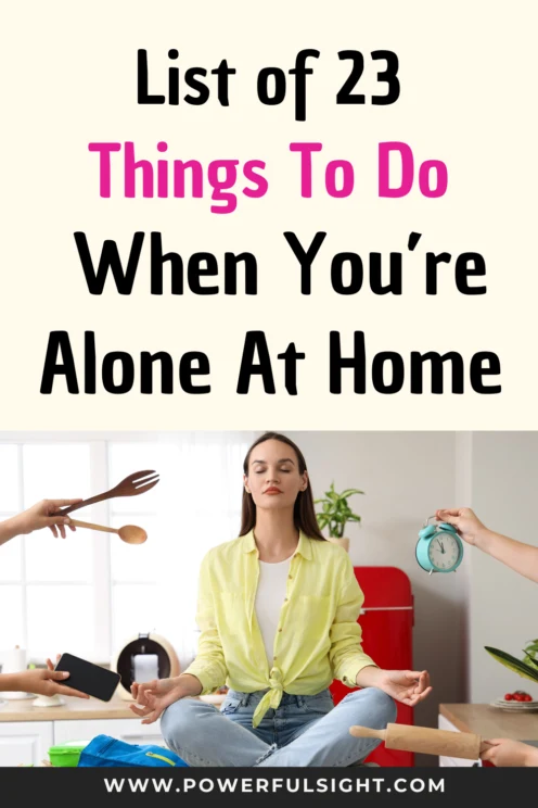 Things to do alone