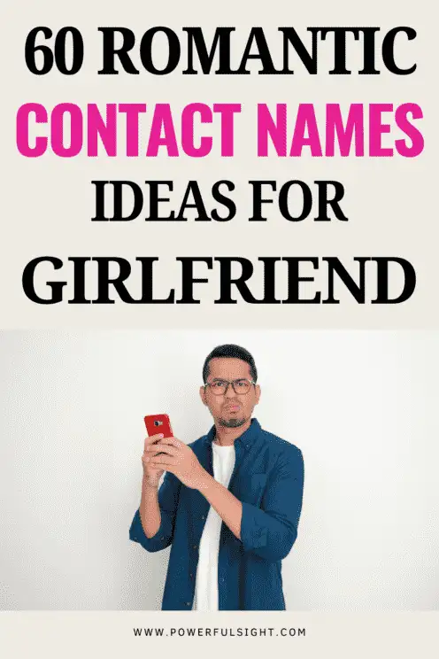 Contact names for girlfriend