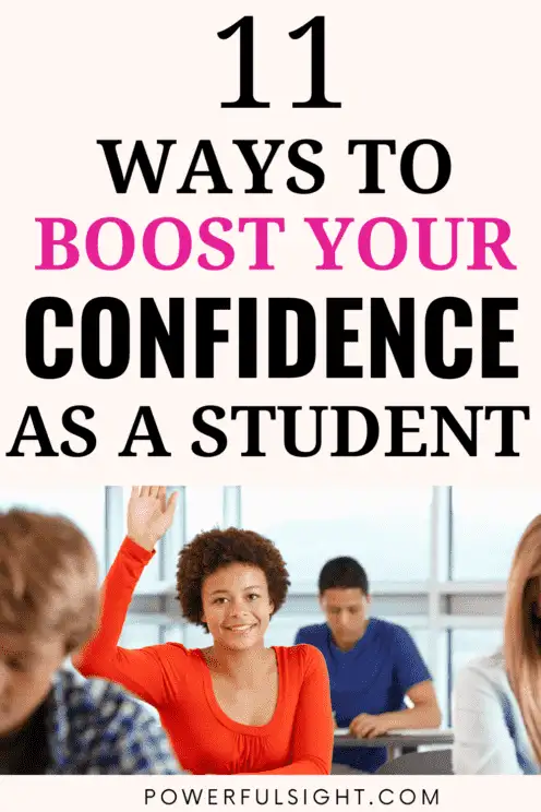 How to be more confident at school
