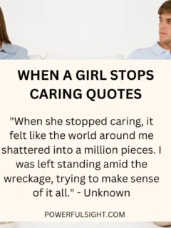 When a girl stops caring quotes