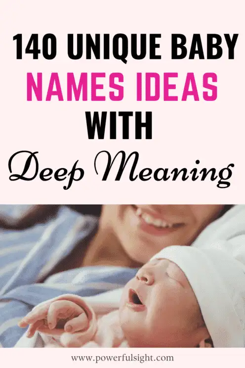 baby name ideas with meaning