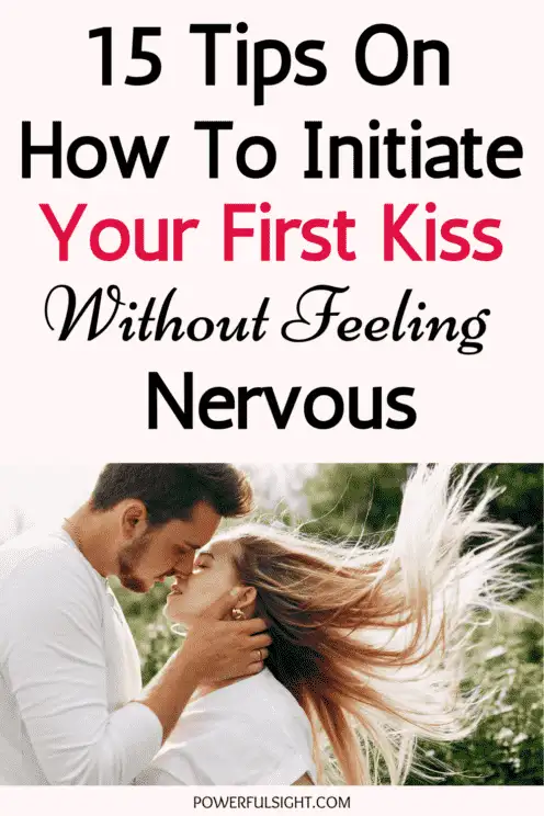 how to initiate first kiss
