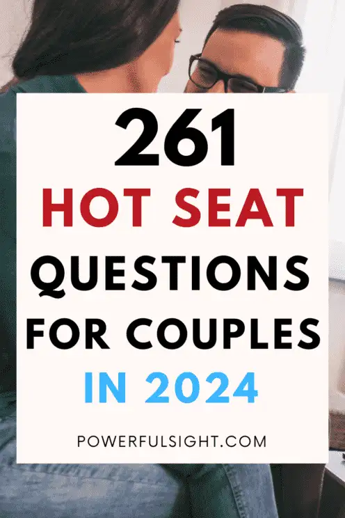 Hot seat questions for couples