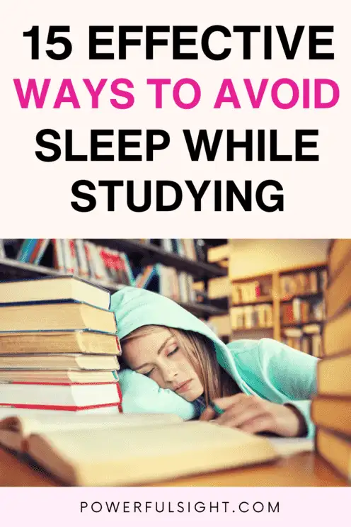 How To Avoid Sleep While Studying