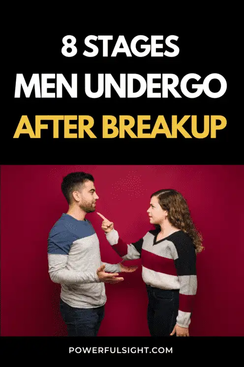 Stages of breakup for men