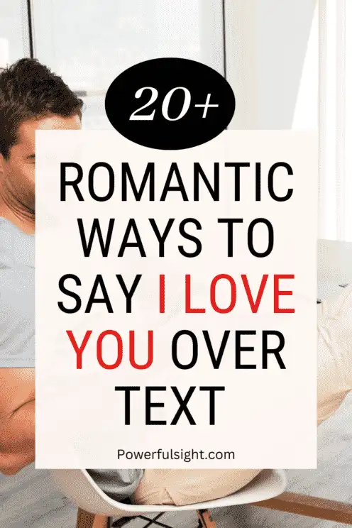 How to say I love you in text