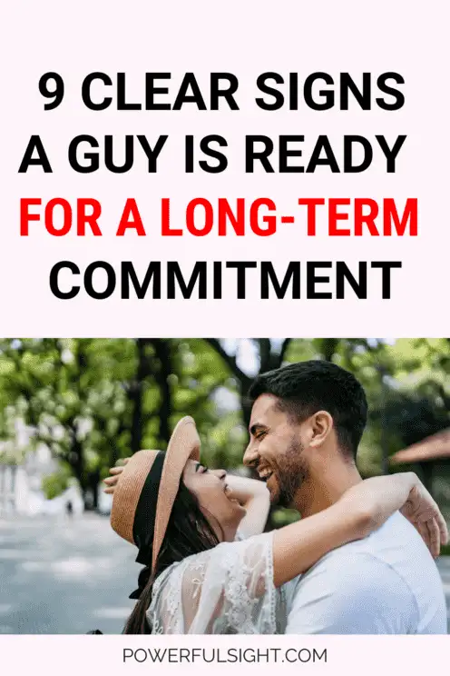 Signs a Guy is Ready for a Long-Term Commitment