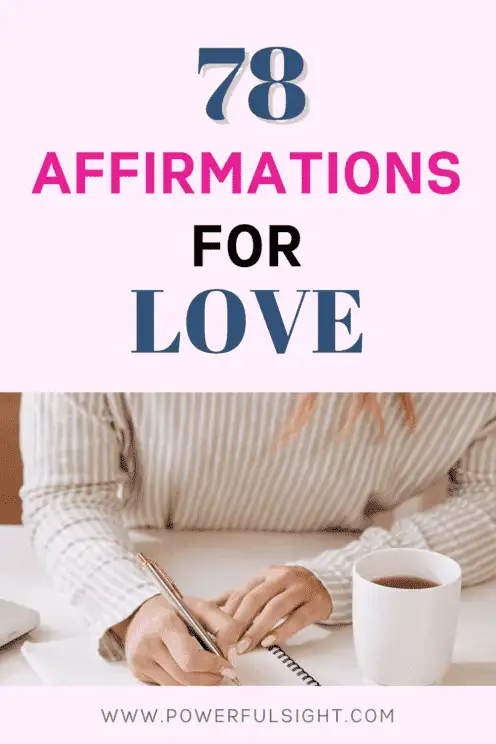 Affirmations for love