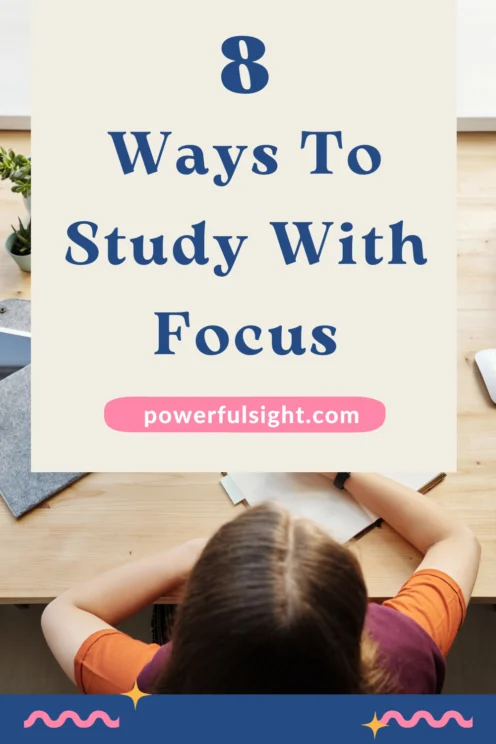 How to study with focus