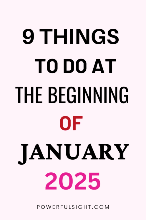Things to do in January