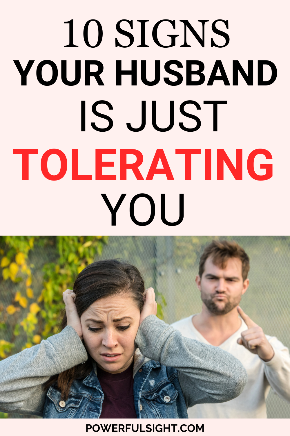 10 Signs Your Husband Is Just Tolerating You
