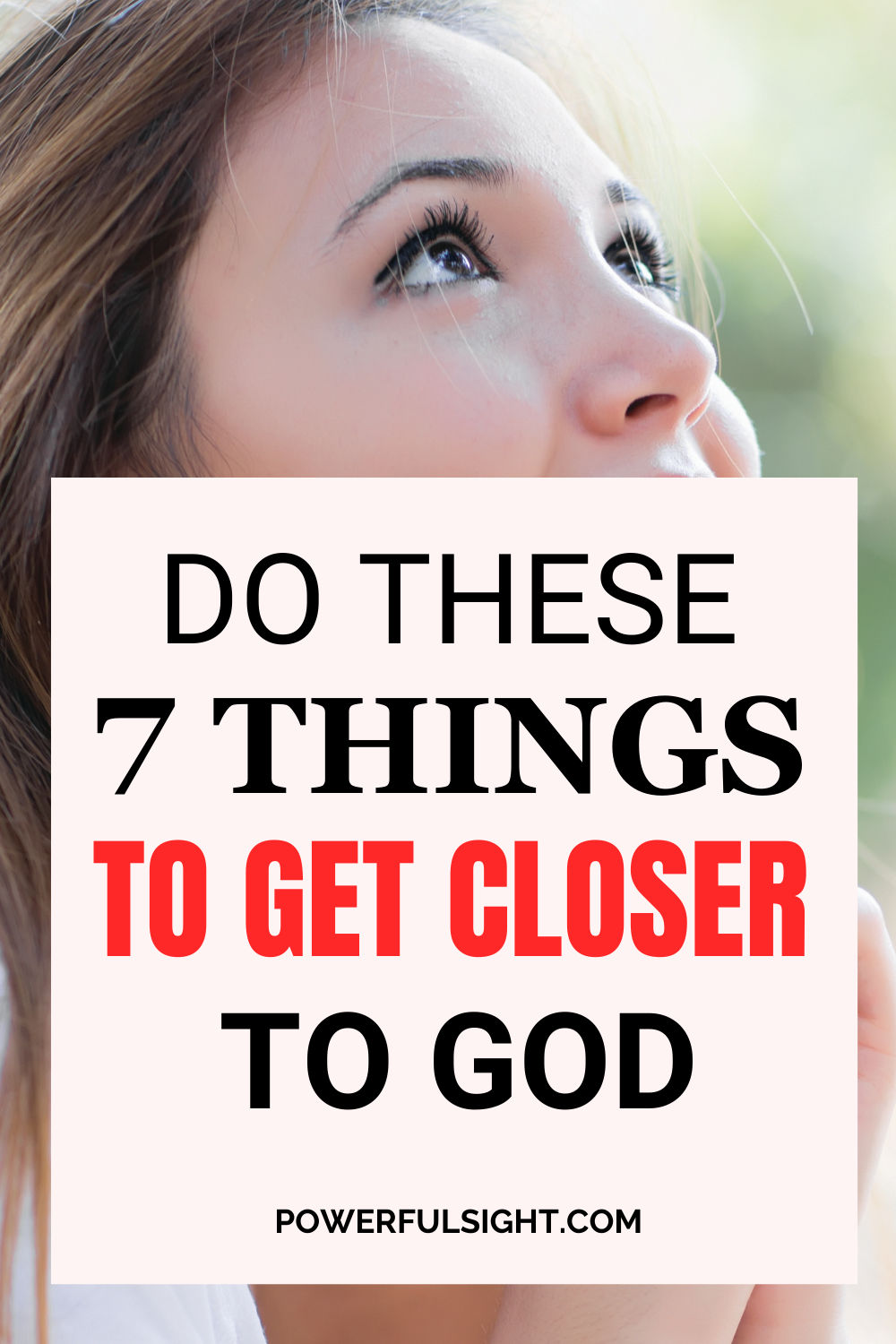 How To Get Closer To God