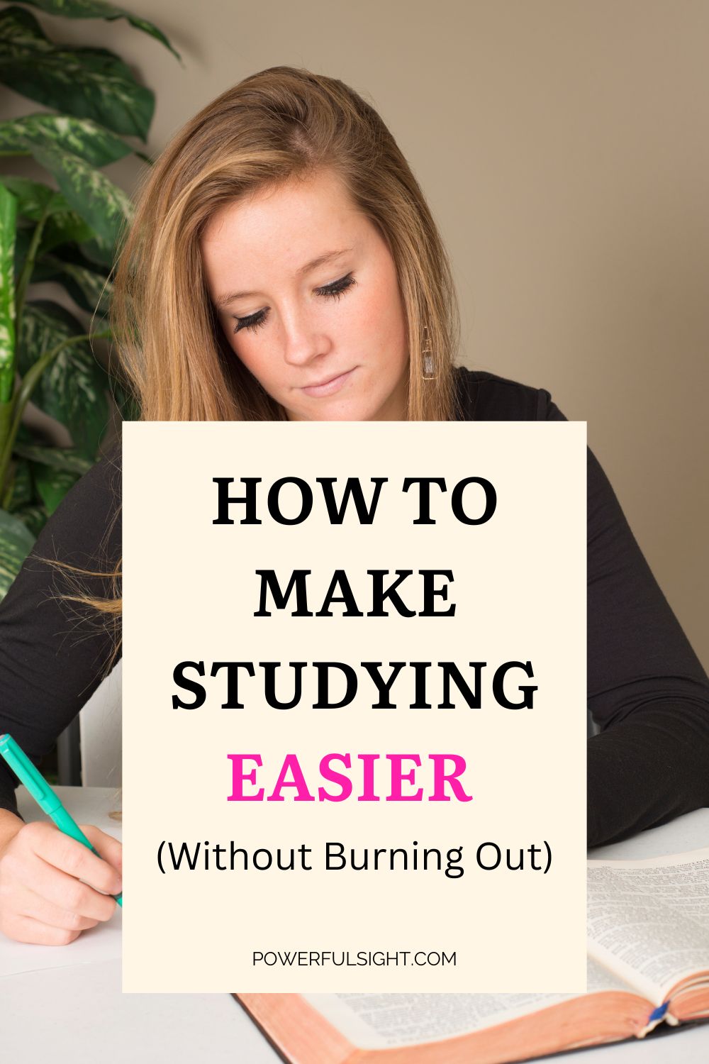 How to make studying easier