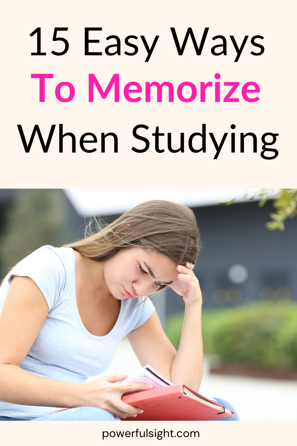 How to memorize when studying