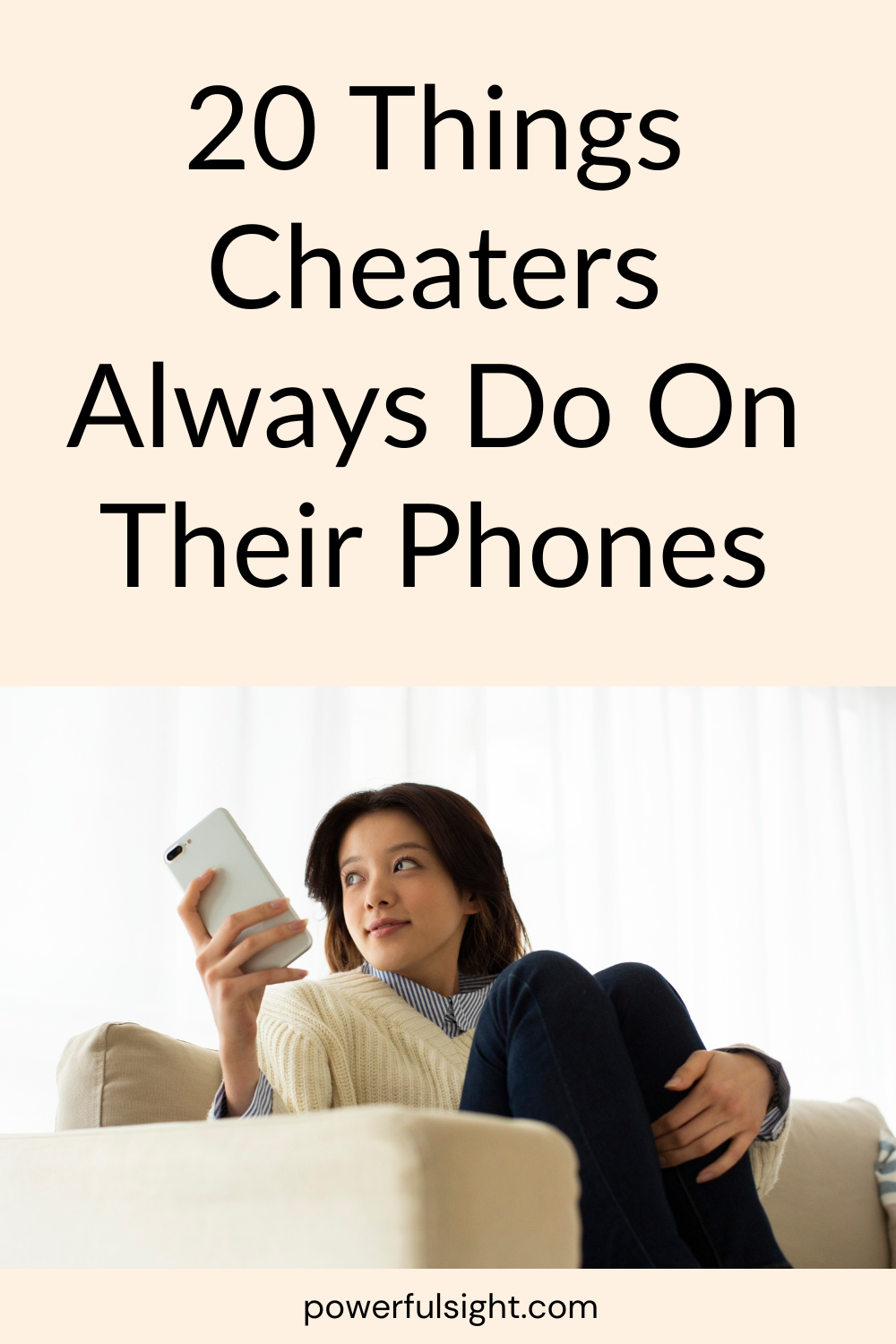 Things Cheaters Always Do On Their Phones