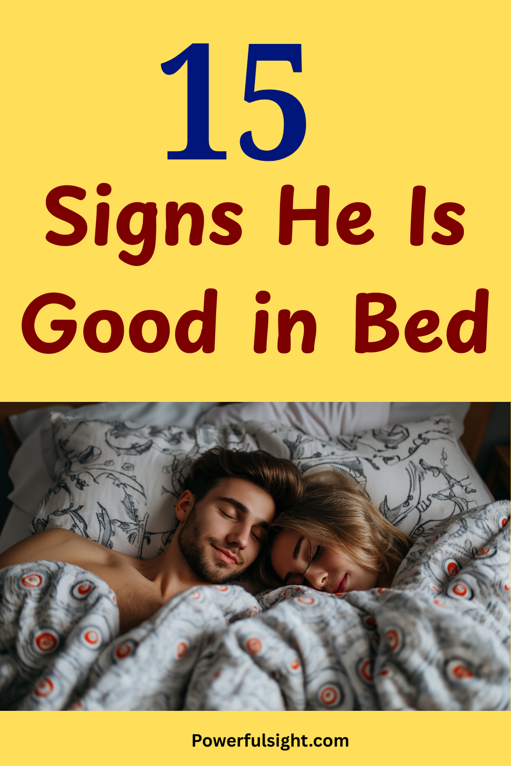15 Signs He Is Good in Bed
