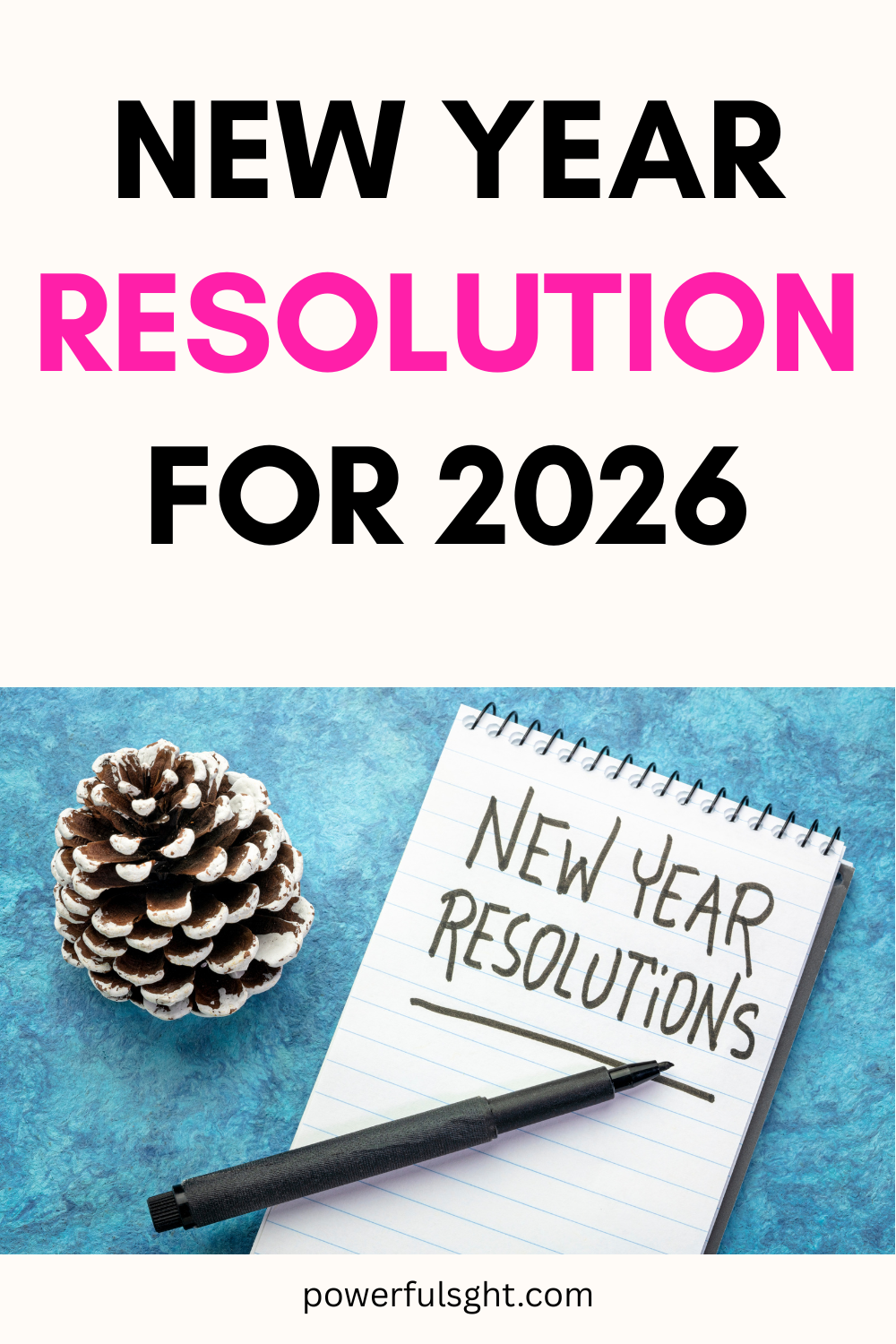 New Year Resolution For 2026