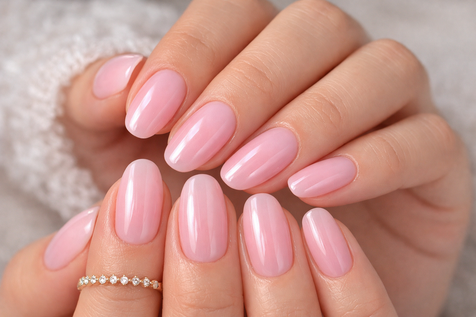 Baby Pink Glazed Nails (the &ldquo;Soft Love&rdquo; Look)