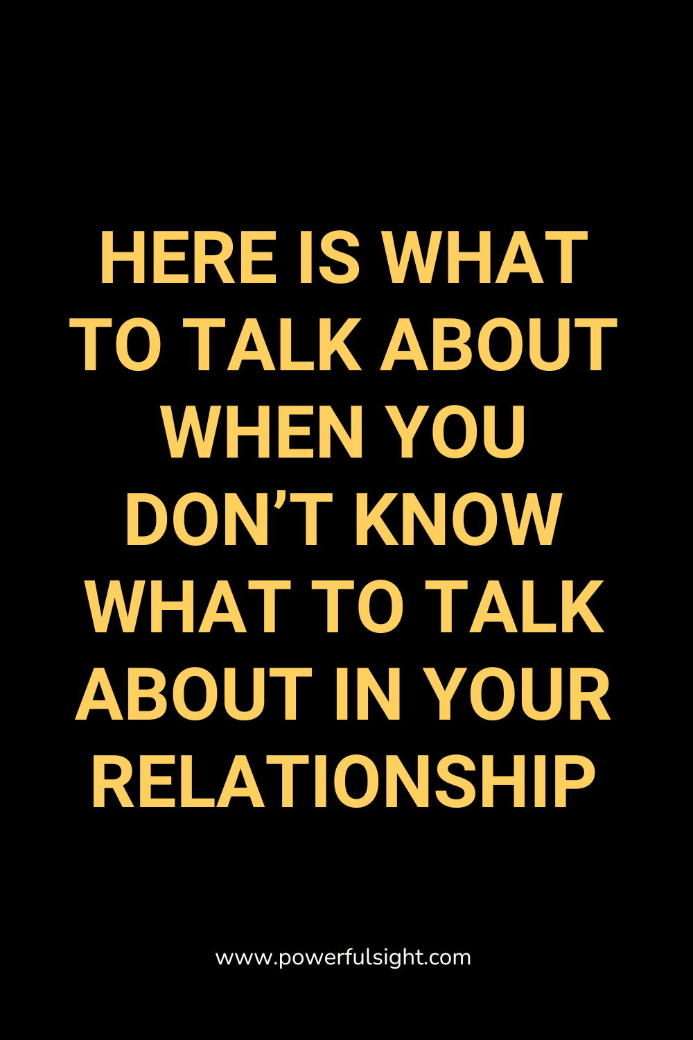 My Boyfriend and I Don’t Have Anything to Talk About.