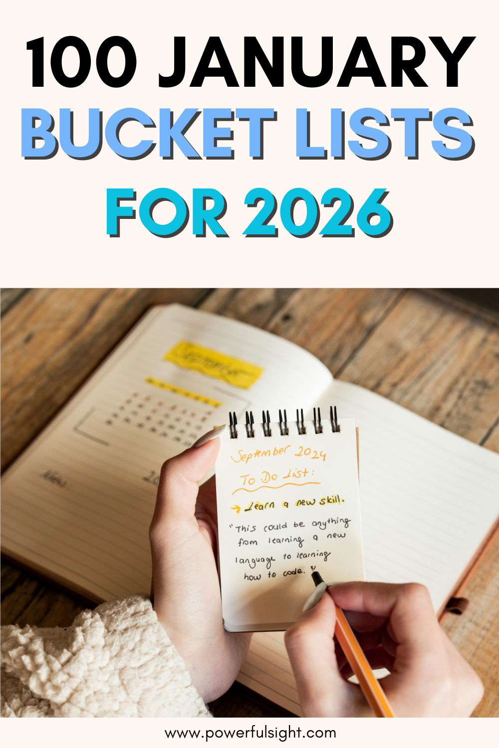 100 January Bucket Lists For 2026