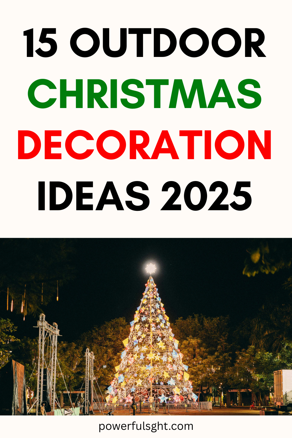 15 Outdoor Christmas Decoration Ideas