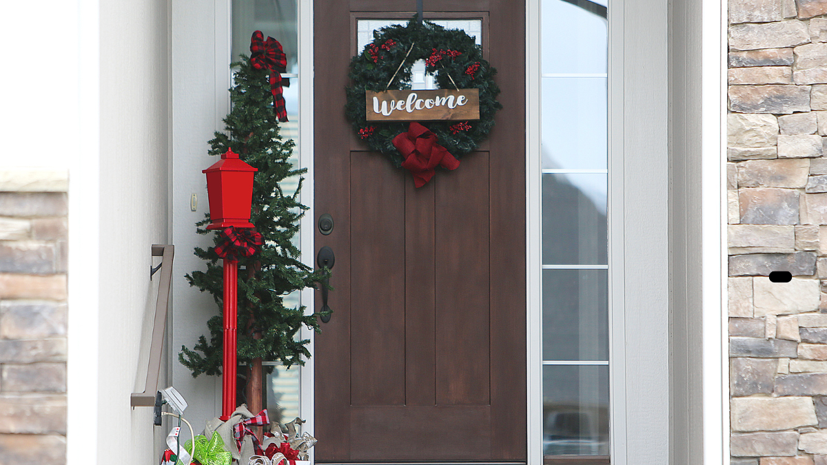 Christmas decor showing easy office door Christmas decoration ideas